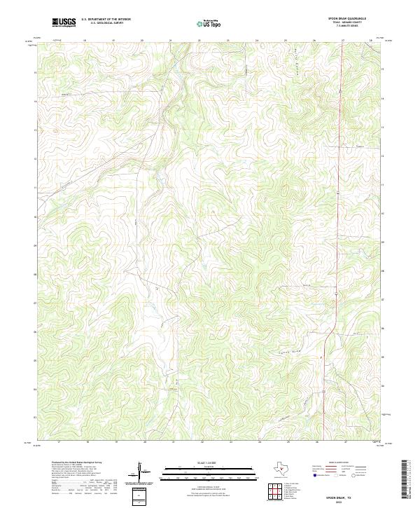 Spoon Draw 2022 topographic map thumbnail