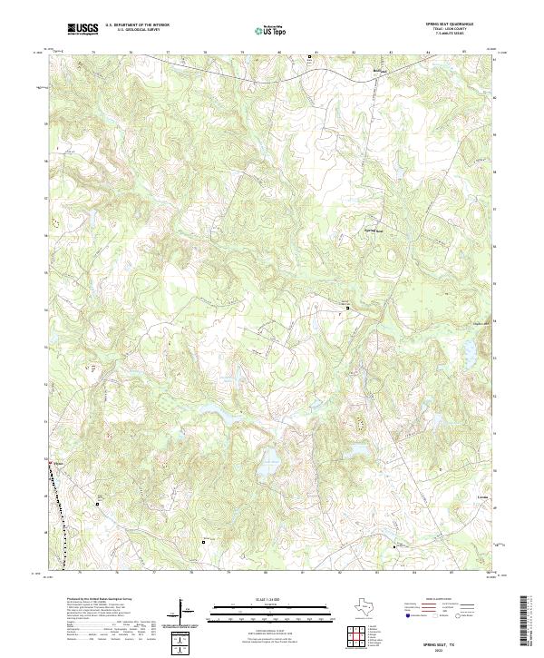 Spring Seat topographic map thumbnail
