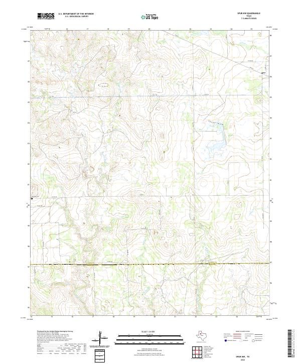 Spur NW topographic map thumbnail