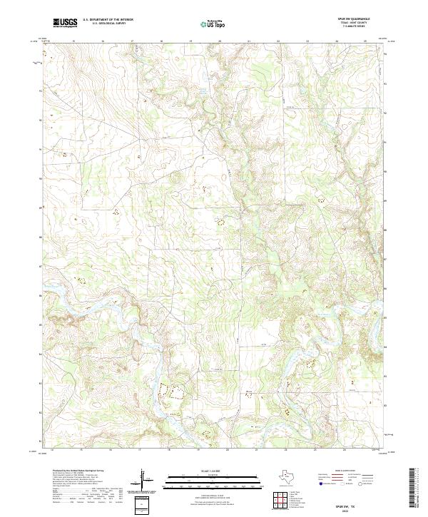 Spur SW 2022 topographic map thumbnail