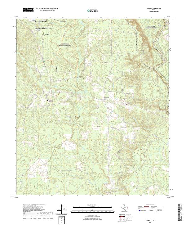 Spurger 2022 topographic map thumbnail