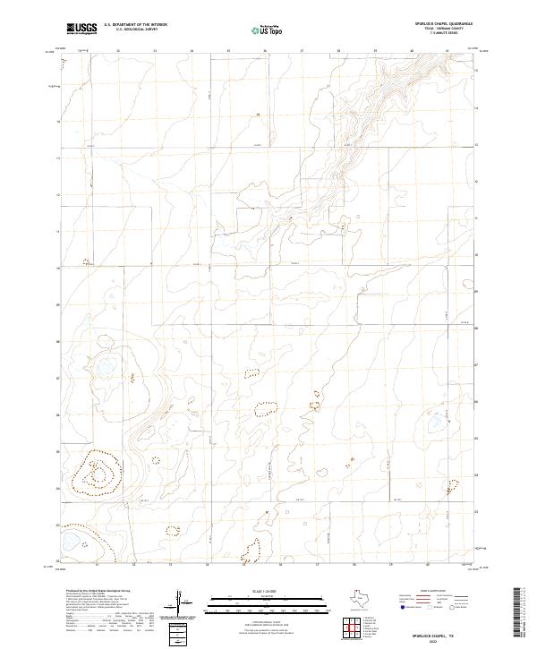 Spurlock Chapel 2022 topographic map thumbnail