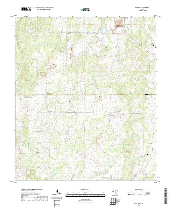 Spice Rock topographic map thumbnail