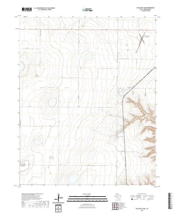 Stallwitz Lake topographic map thumbnail