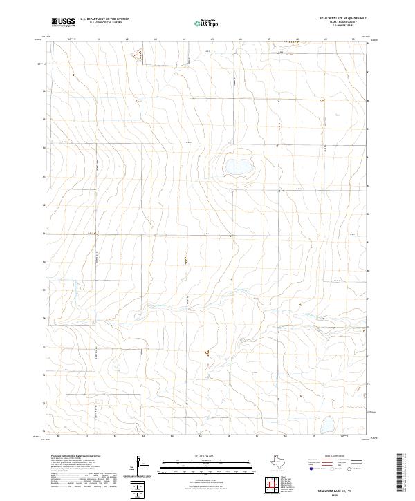 Stallwitz Lake NE topographic map thumbnail