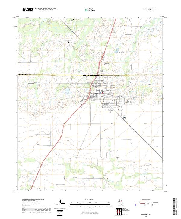 Stamford 2022 topographic map thumbnail