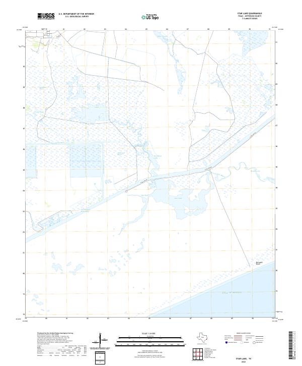 Star Lake 2022 topographic map thumbnail