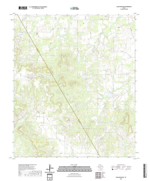 Star Mountain 2022 topographic map thumbnail