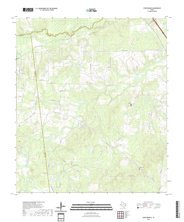 Steep Branch topographic map thumbnail
