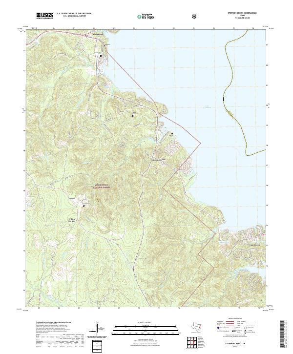 Stephen Creek topographic map thumbnail