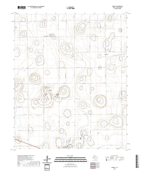 Sterley topographic map thumbnail
