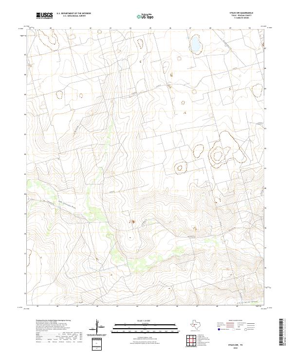 Stiles NW 2022 topographic map thumbnail
