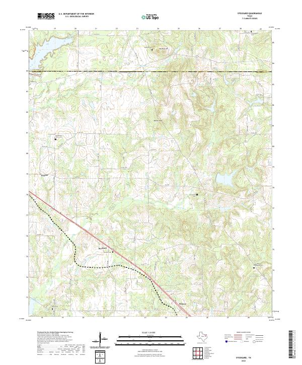 Stockard topographic map thumbnail