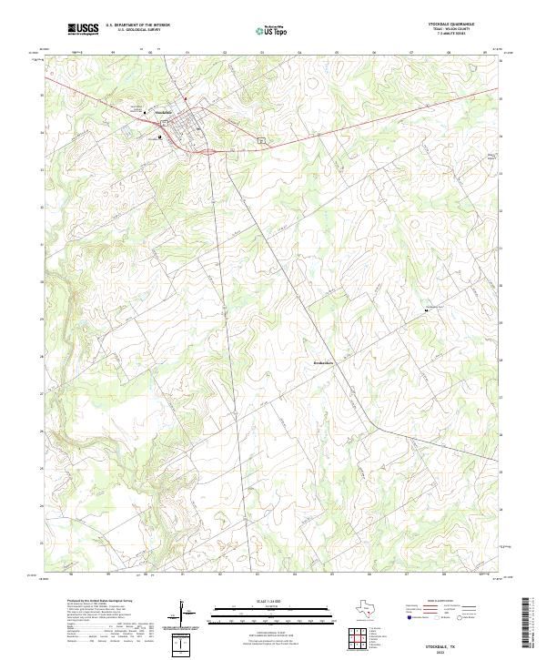 Stockdale 2022 topographic map thumbnail