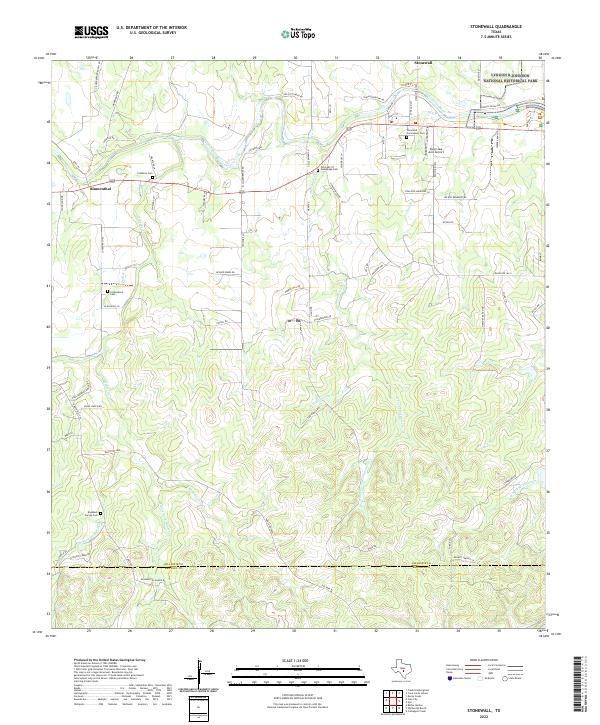 Stonewall 2022 topographic map thumbnail
