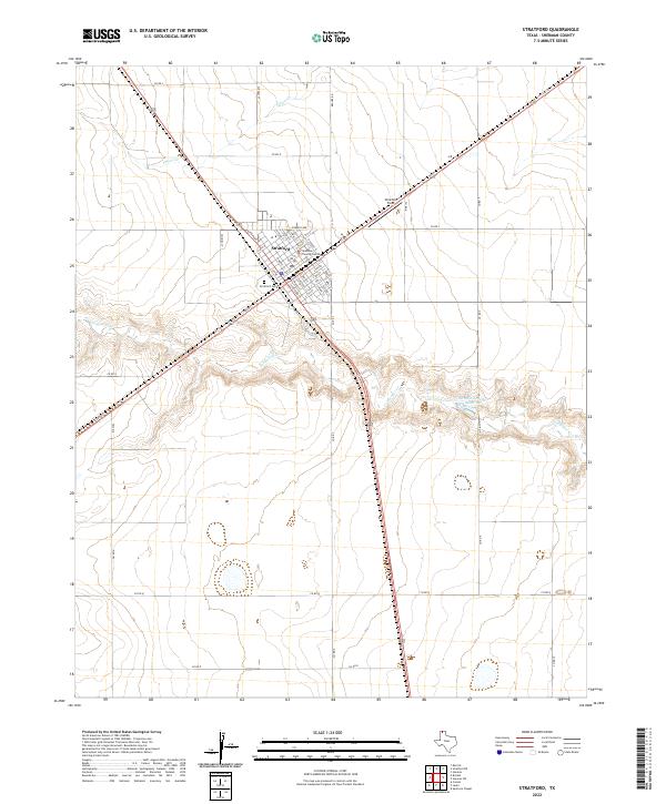 Stratford topographic map thumbnail