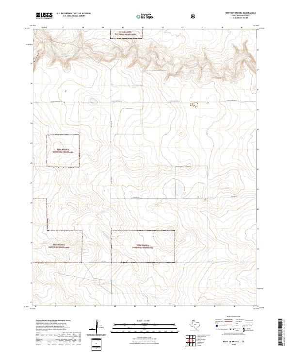 West of Brickel topographic map thumbnail