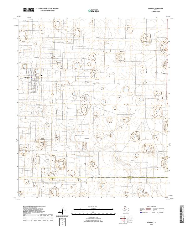 Sundown 2022 topographic map thumbnail