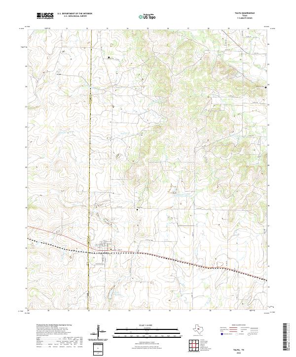 Talpa 2022 topographic map thumbnail