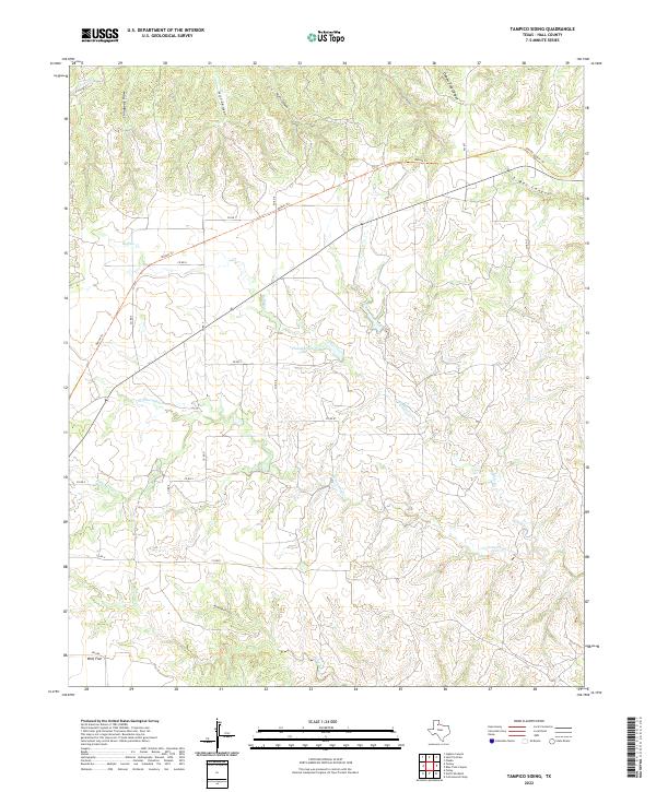 Tampico Siding topographic map thumbnail