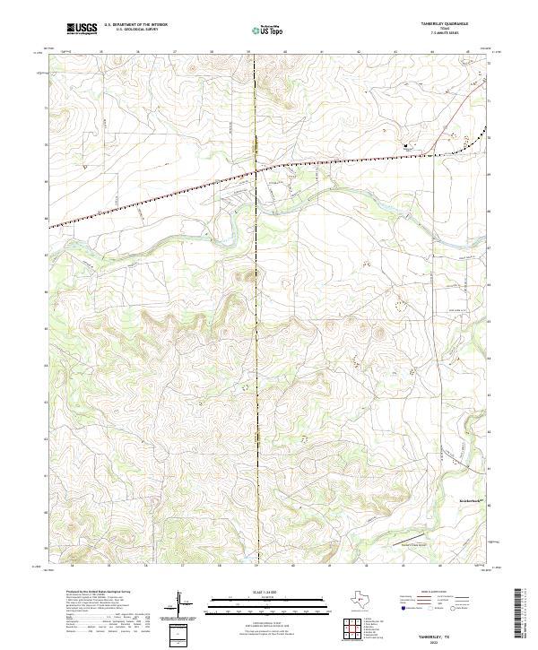 Tankersley 2022 topographic map thumbnail