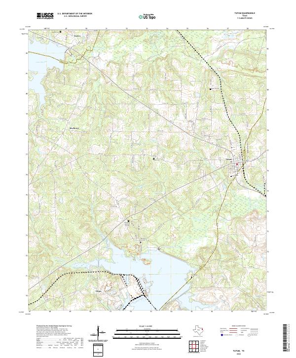 Tatum 2022 topographic map thumbnail