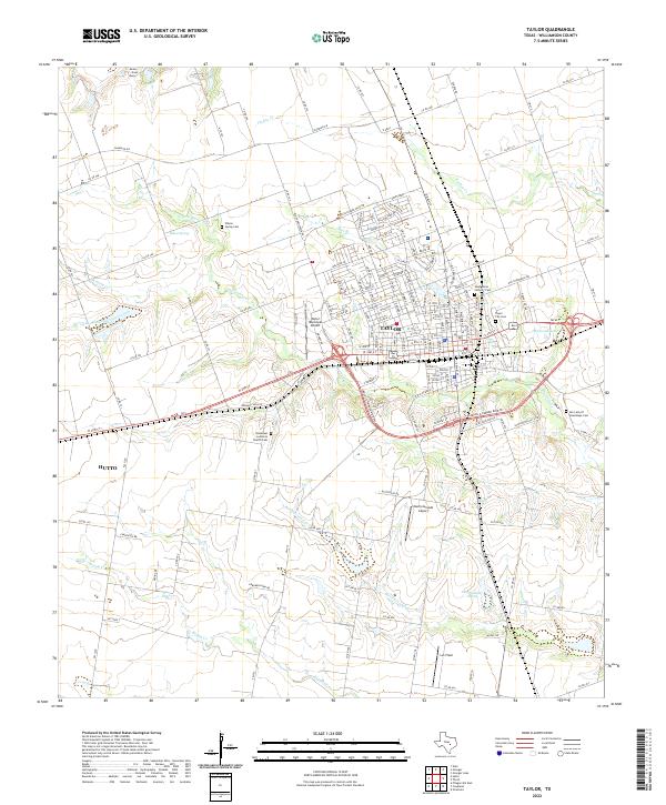 Taylor 2022 topographic map thumbnail