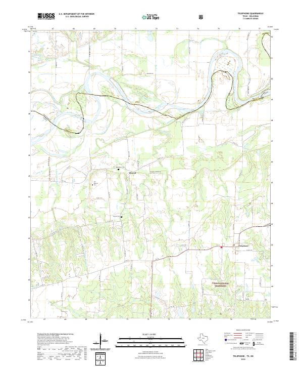 Telephone 2022 topographic map thumbnail