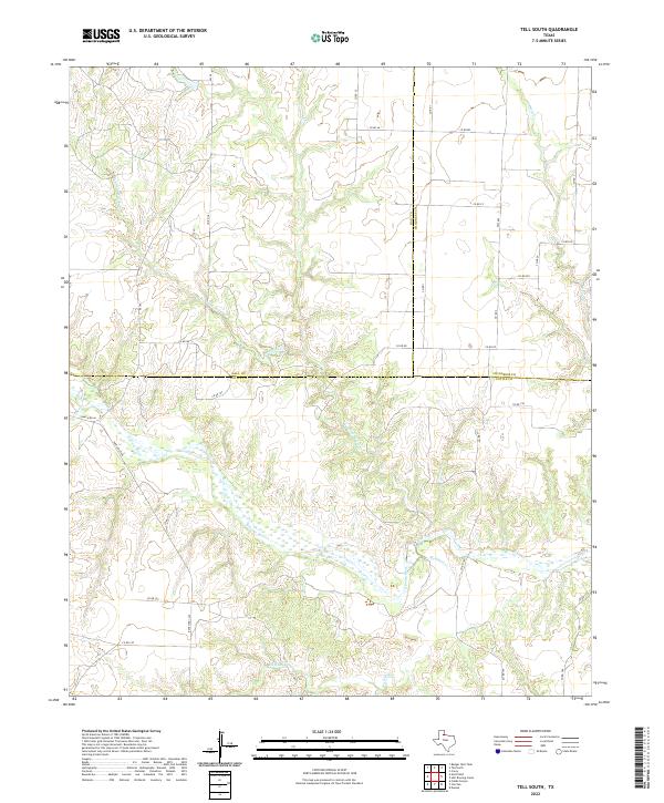 Tell South 2022 topographic map thumbnail