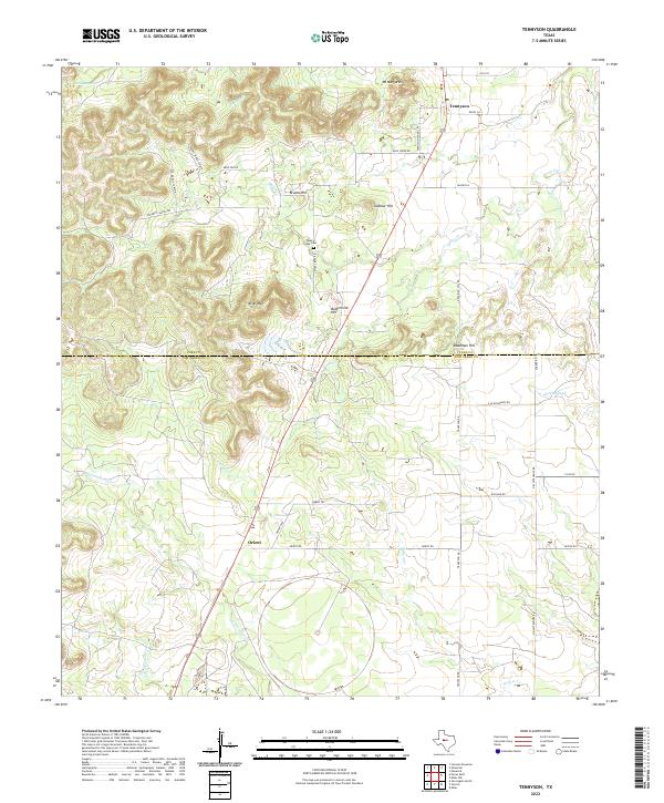 Tennyson 2022 topographic map thumbnail