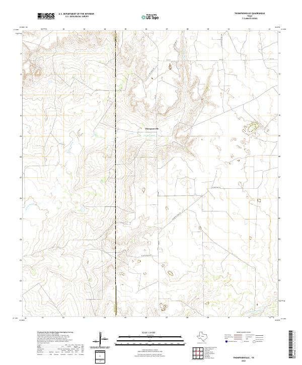 Thompsonville topographic map thumbnail