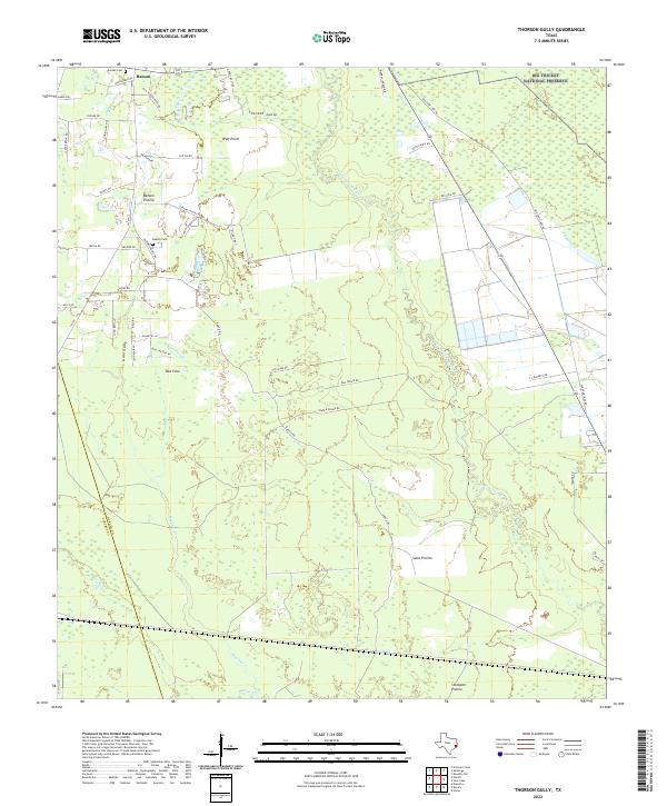 Thorson Gully topographic map thumbnail