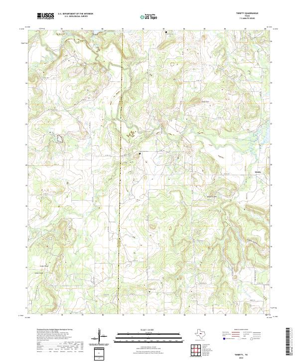 Thrifty 2022 topographic map thumbnail