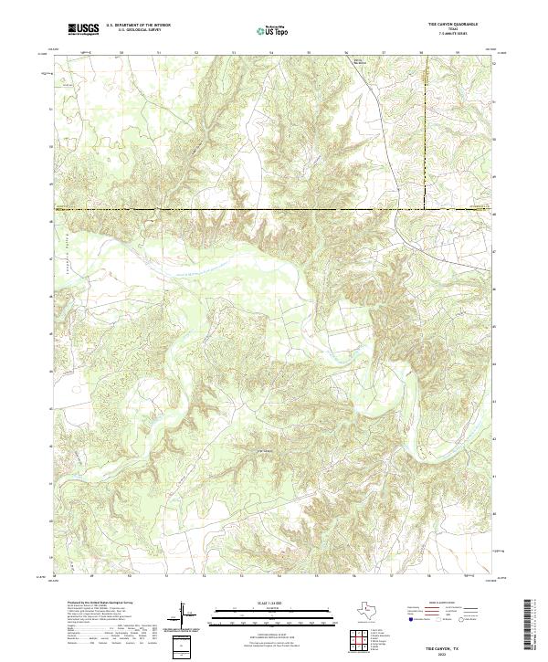 Tige Canyon topographic map thumbnail