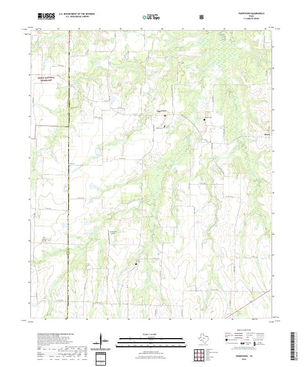 Tigertown topographic map thumbnail