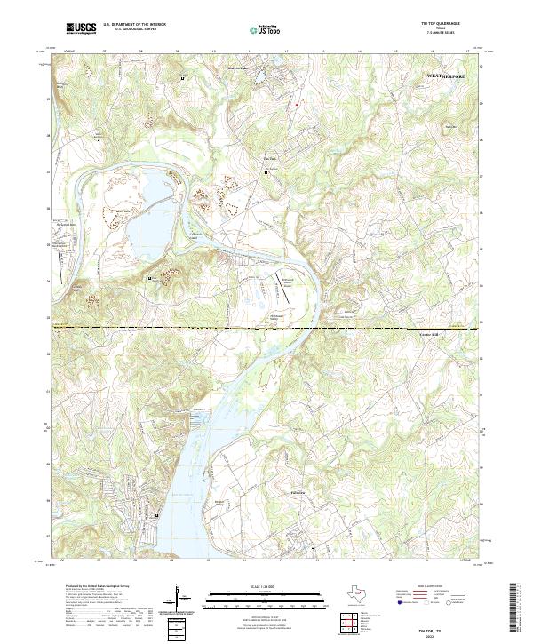 Tin Top 2022 topographic map thumbnail