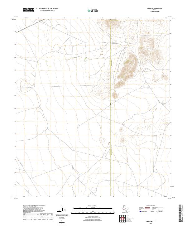 Tinaja NE 2022 topographic map thumbnail