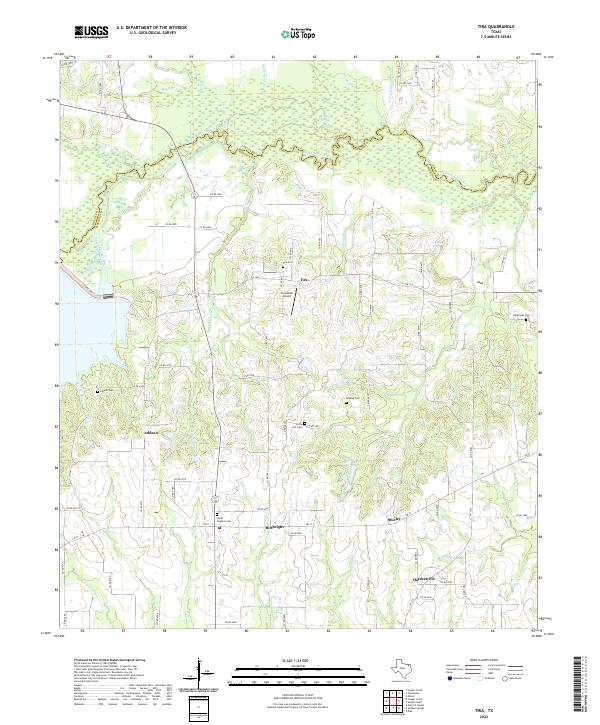 Tira topographic map thumbnail