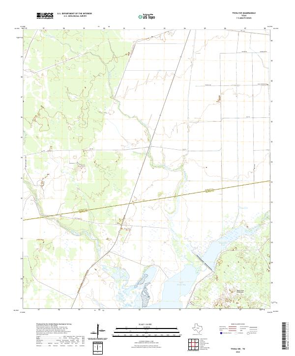 Tivoli SW 2022 topographic map thumbnail