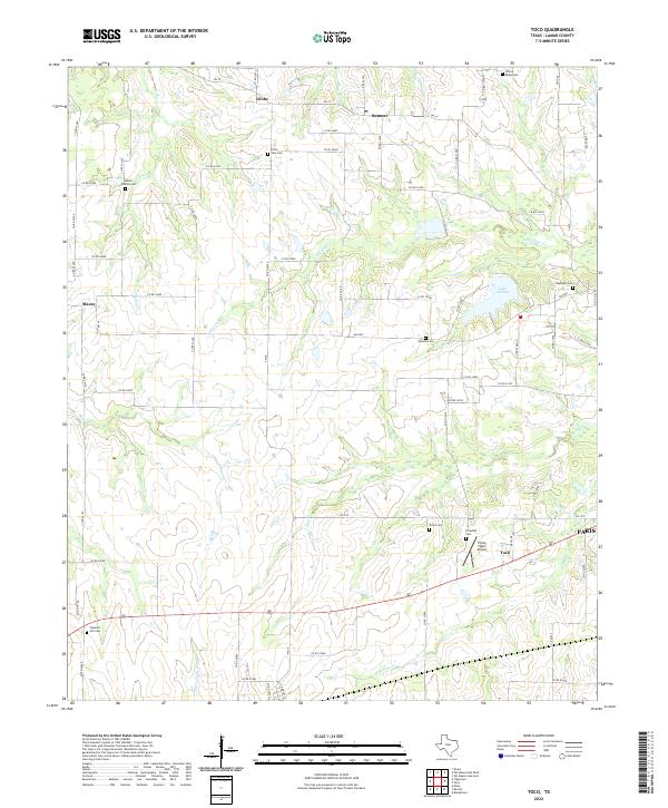 Toco topographic map thumbnail