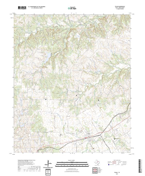 Tolar 2023 topographic map thumbnail
