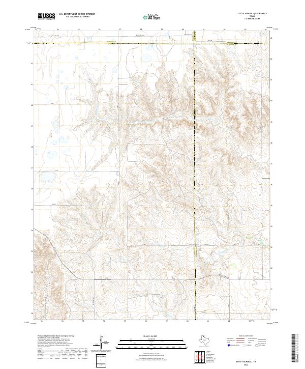 Totty School topographic map thumbnail