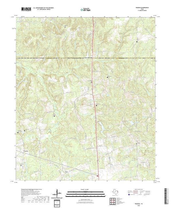 Trawick topographic map thumbnail