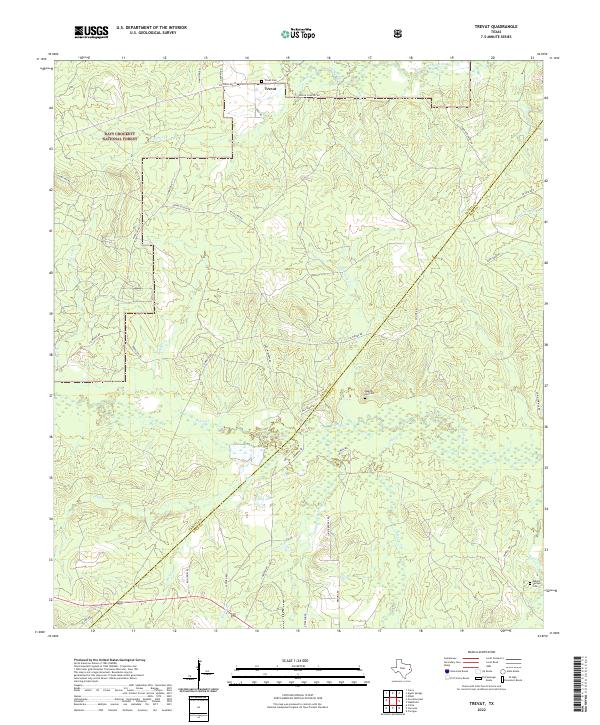 Trevat 2022 topographic map thumbnail