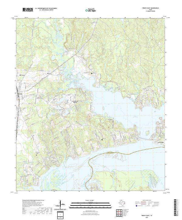 Trinity East 2022 topographic map thumbnail
