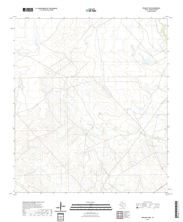 Trosado Tank 2022 topographic map thumbnail