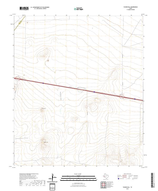 Tucker Hill 2022 topographic map thumbnail