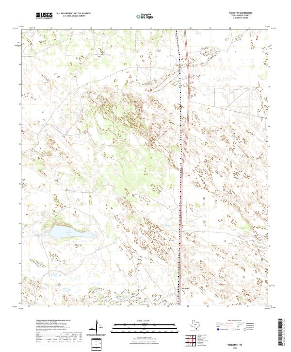 Turcotte topographic map thumbnail