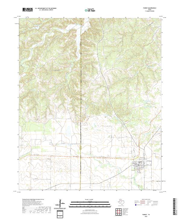 Turkey topographic map thumbnail