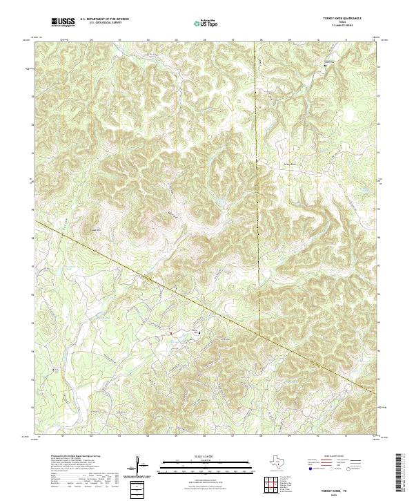 Turkey Knob topographic map thumbnail